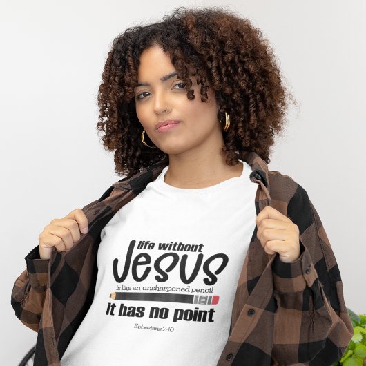T-shirt NON, JÉSUS ? NON ! Citation de la foi chrétienne s
