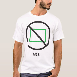 T-shirt Non La chemise des hommes