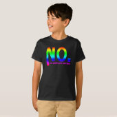 T-shirt Non. Le Sticker De Phrase Complet (Devant entier)