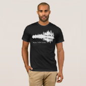 T-shirt Non. Le temps du lac. (Devant entier)