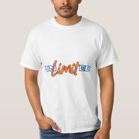 T-SHIRT NON LIMITÉ (Devant)