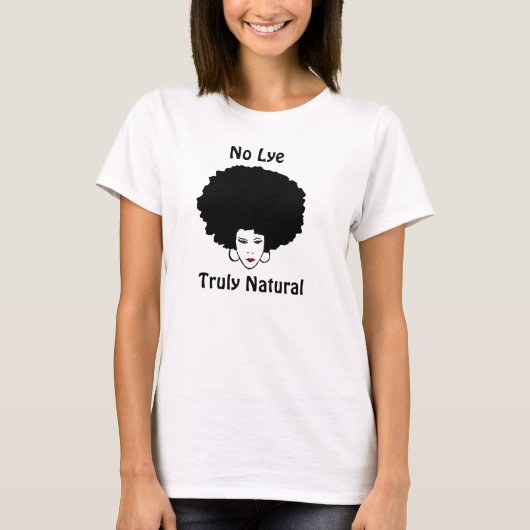 T-shirt Non Lye Vraiment Naturel (Devant)