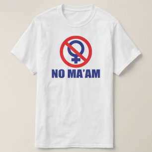T-shirt Non Madame (Devant seulement)