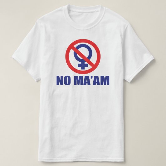 T-shirt Non Madame (Devant seulement) (Design devant)