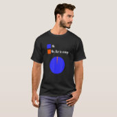 T-shirt Non Mais Dans Orange Funny Pie Graphique Cool stat (Devant entier)
