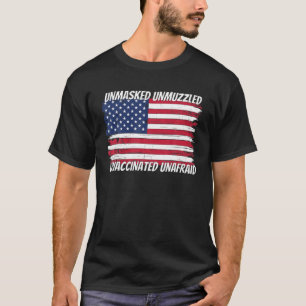 T-shirt Non Masqué Non Muzzé Non Vacciné Non Craigné T