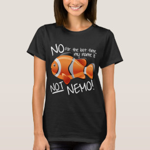T-shirt NON - Mon nom n'est PAS...(Texte blanc)
