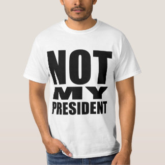 T-SHIRT "NON MON PRÉSIDENT "