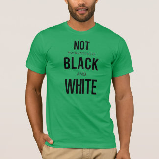 T-shirt Non noir et blanc