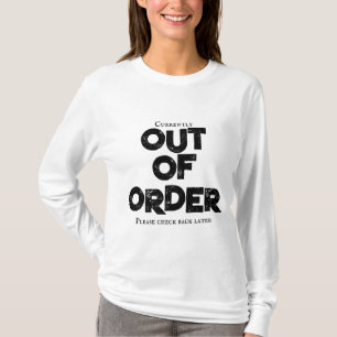 T-shirt Non-ordre