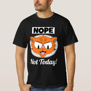 T-shirt NON Pas aujourd'hui ! Señor Gato™ Chat de Dessin A