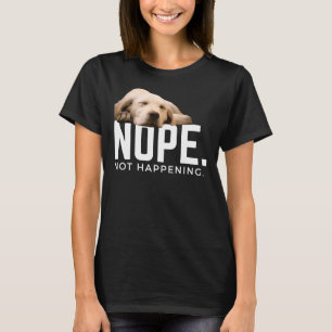 T-shirt Non pas en train de somnoler Golden Labrador
