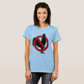T-shirt Non (Poulet) (Devant entier)