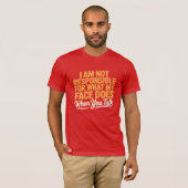T-shirt Non responsable (Devant entier)