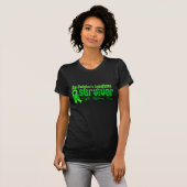 T-shirt Non ruban de fleur de survivant de lymphome de (Devant entier)