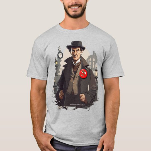T-shirt Non S— Sherlock, Chemise Homme (Devant)