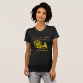 T-shirt Non seulement cor de harmonie intelligent (Devant entier)