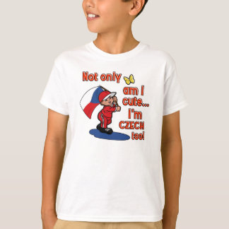 T-shirt Non seulement je suis mignon, mais je suis tchèque