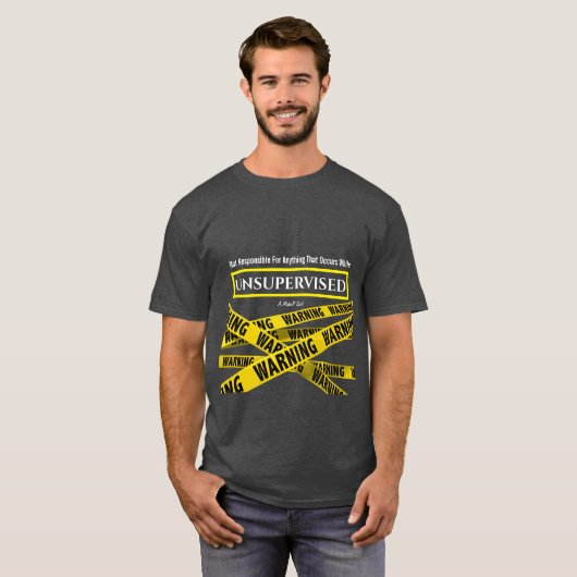 T-shirt Non supervisé - Une chemise MisterP (Devant entier)