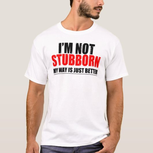 T-shirt Non têtu (Devant)