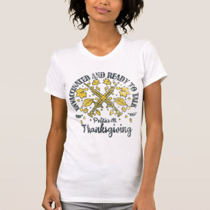 T-shirt Non Vacciné Et Prêt À Parler De Politique Grâce