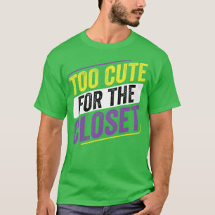 T-shirt NonBinary Too Cute pour le Closet LGBT Enby Non Bi