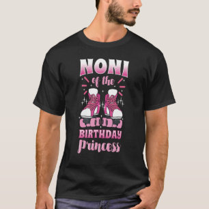 T-shirt Noni de la princesse d'anniversaire Patins à roule