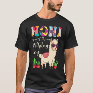 T-shirt Noni Of The Birthday Boy Lama Anniversaire Party C