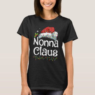 T-shirt Nonna Claus Santa Hat Noël Pyjama Famille Matc