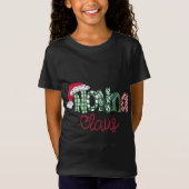 T-Shirt Nonna Clause Cute Art - Noël (Devant)