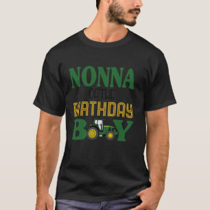 T-shirt Nonna of the Birthday for Boy Farm Tractor Family
