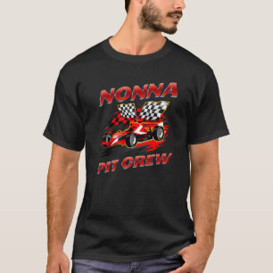 T-shirt Nonna Pit Crew Race Car Anniversaire Fête Racing F