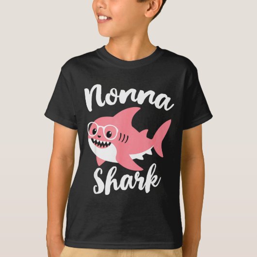 T-shirt Nonna Shark Mother's Day Grandma Funny  (Devant)