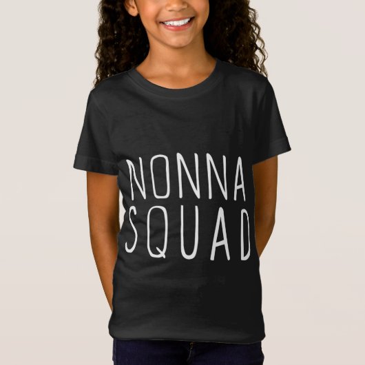 T-Shirt Nonna Squad mignon drôle (Devant)