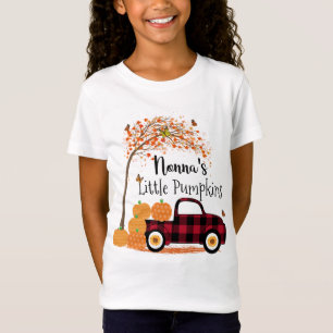 T-Shirt Nonna's Little Citrouille Red Truck Automne