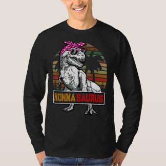 T-shirt Nonnasaurus Rex Dinosaur Nonna Saurus Family Match