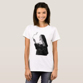 T-shirt Nonne de tabagisme vilaine (Devant entier)