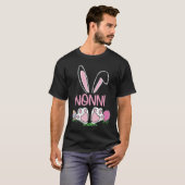 T-shirt Nonni Bunny Easter Eggs Matching Family Cute Easte (Devant entier)