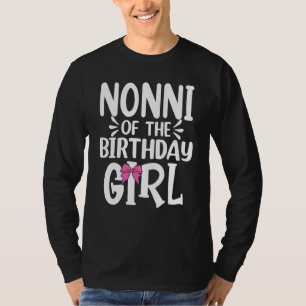 T-shirt Nonni De L'Anniversaire Fille Maman Papa Enfants F