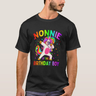 T-shirt Nonnie de la fête d'anniversaire garçon Dabbing Un