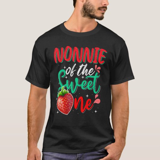 T-shirt Nonnie Of The Sweet One Birthday Party Theme Match (Devant)