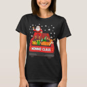 T-shirt Nonno Claus Camion Rouge Père Noël Reindeer Elf No (Devant)