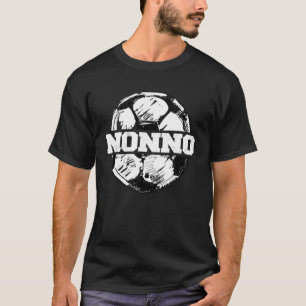 T-shirt Nonno de foot-ball Ballon de foot éclaté Drôle Non