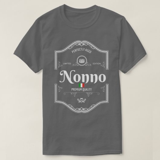 T-shirt Nonno Italien De Qualité Parfaitement Vieilli  (Design devant)