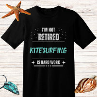 NonRetraité surfer-kitesurf dur travail