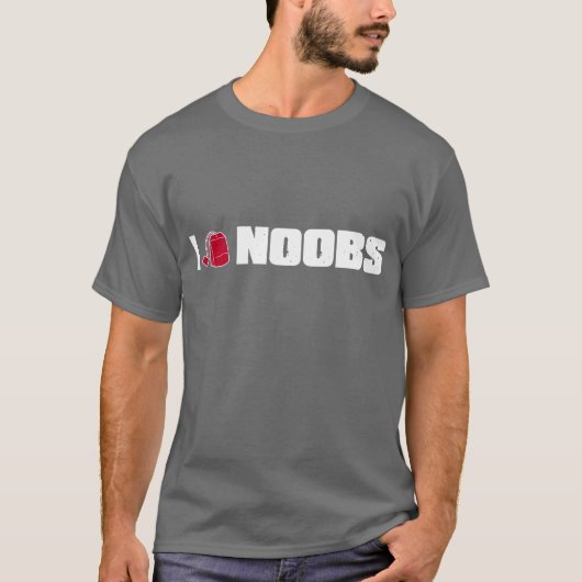 T-shirt Noobs I (de sac à thé) (Devant)