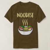 T-shirt Noodist Ramen Funny Noodé Foie Longues Manches Gif (Design devant)