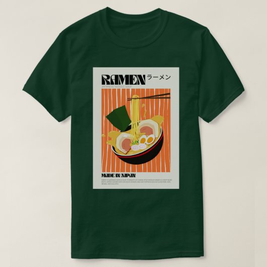 T-shirt Noodle japonais Ramen (Design devant)