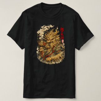 T-shirt Noodle Tengu – Japanese Myth Monster Made of Ramen