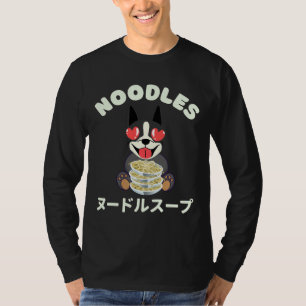 T-shirt Noodles Boston Terrier